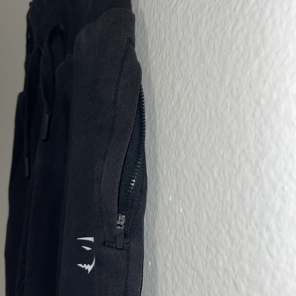 Gymshark High Waisted Jogger Sweat Pants XS Black - Picture 5 of 6